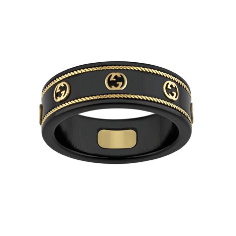 Gucci Icon Double G Gold Ring 